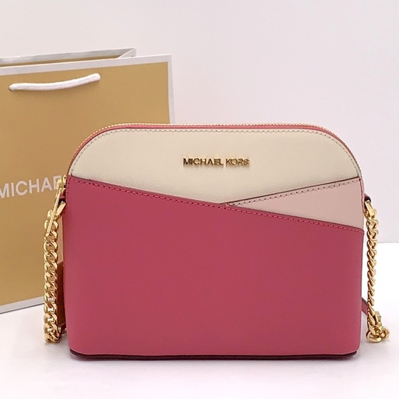 MICHAEL KORS
Jet Set Travel Medium Logo Dome Crossbody Bag ROSEWOOD MULTI COLOR - Picture 1 of 16